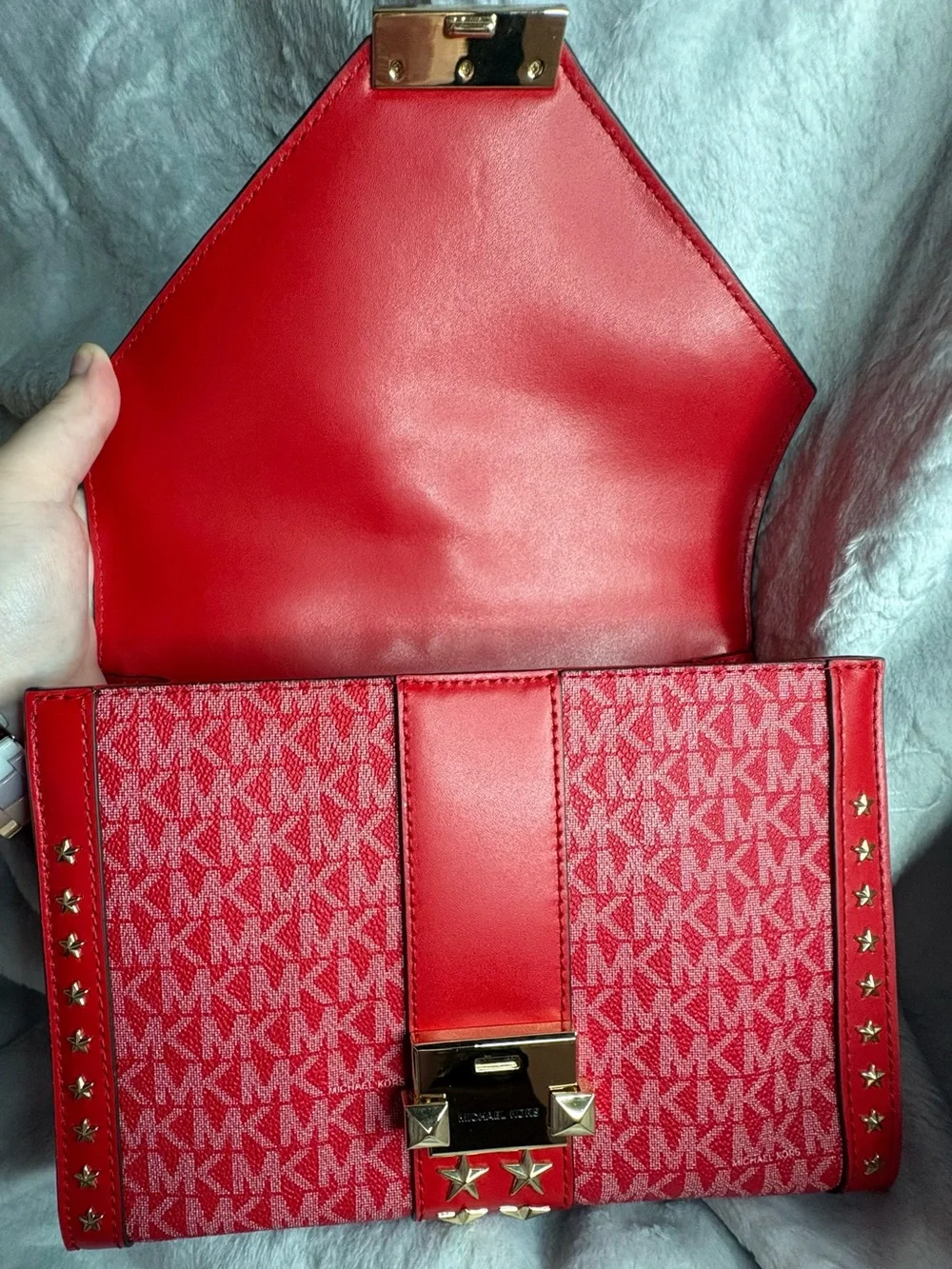 Michael Kors bold red